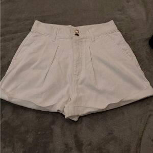 Forever 21 High Waist White Shorts